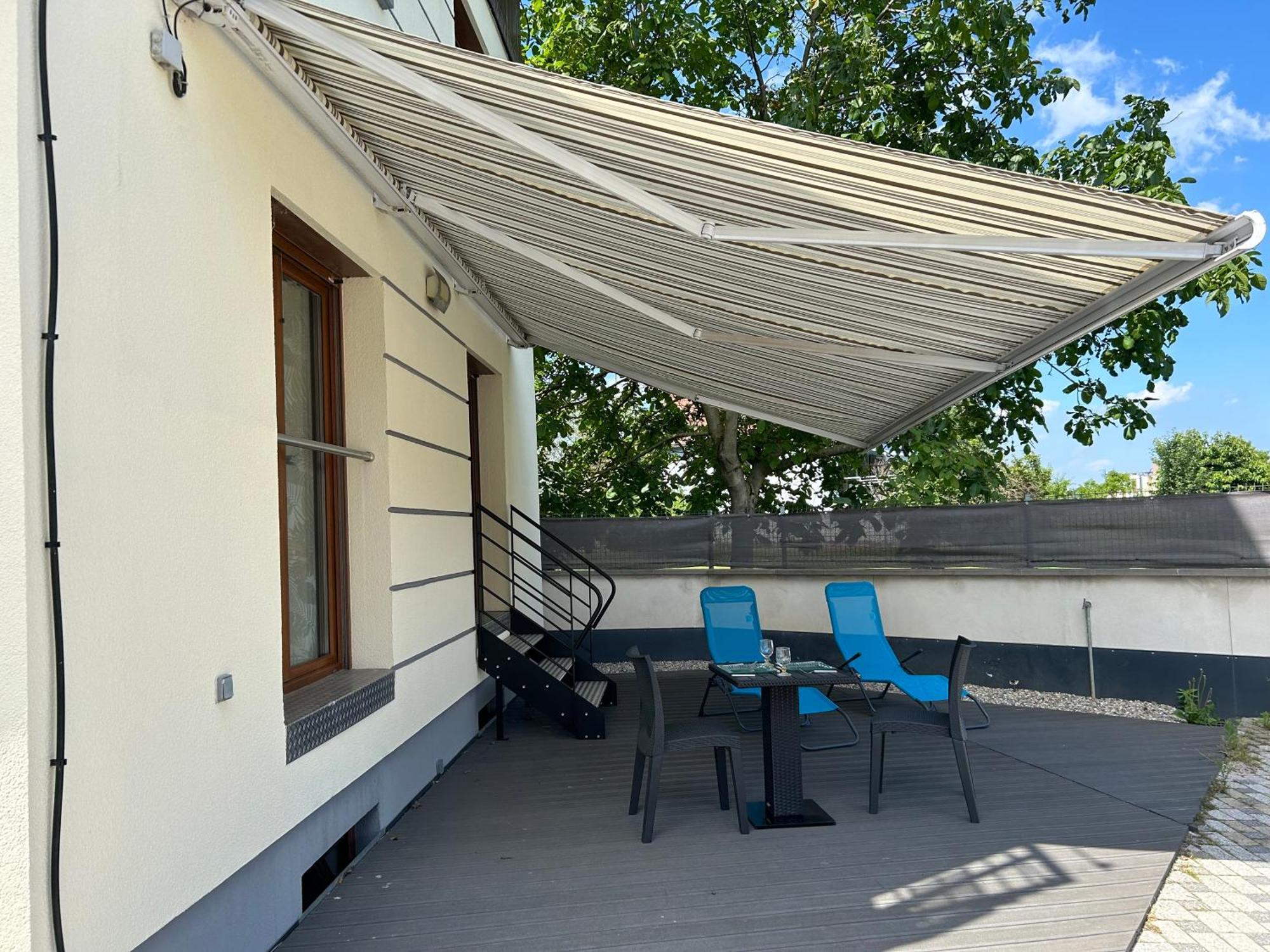 Charmant Studio Avec Terrasse Ebersheim Bagian luar foto