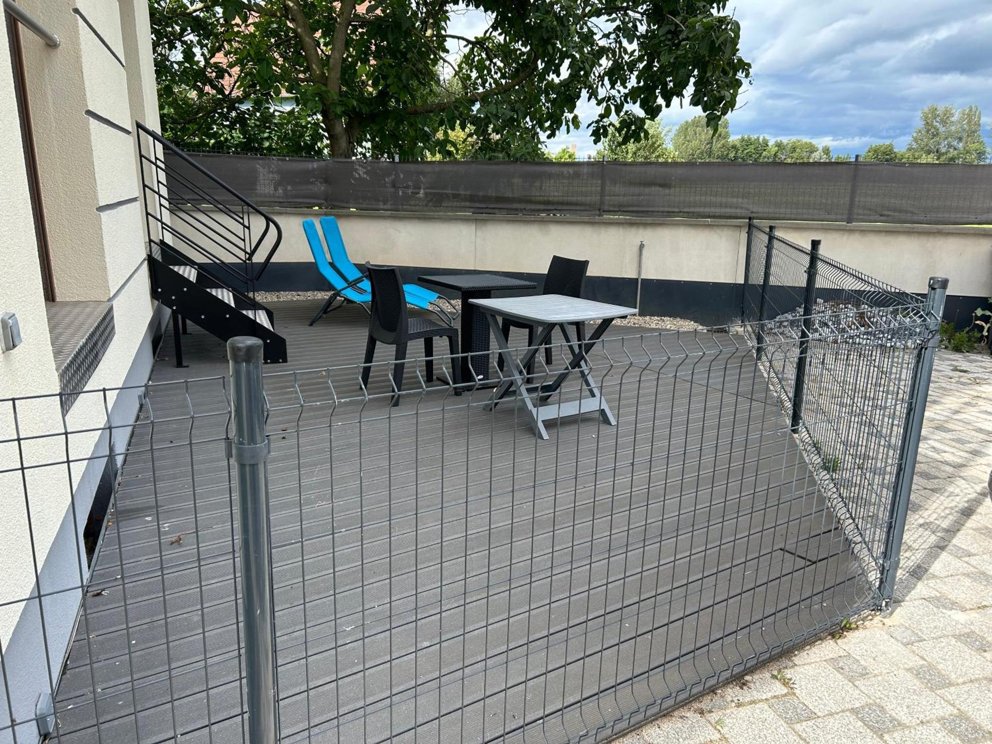 Charmant Studio Avec Terrasse Ebersheim Bagian luar foto